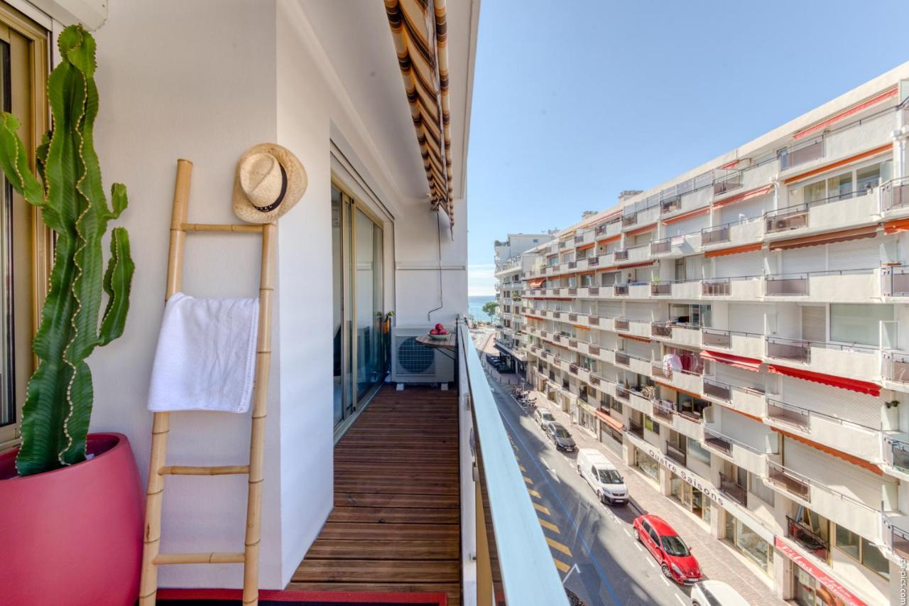 Luxury Maubourg - Vue Mer - Croisette 50M Plage - Clim - Terrasse คานส์ ภายนอก รูปภาพ